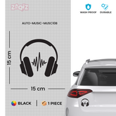 Music Is Life Car Emblem for Artists